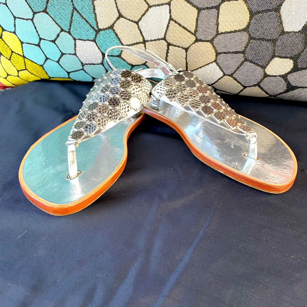 Michael Kors Silver Sandals